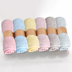 Baby Washcloths, Rayon Made from Bamboo - 2 Layer Soft Absorbent Newborn Bath Face Towel - Natural Baby Wipes for Delicate Skin - Baby Registry as Shower