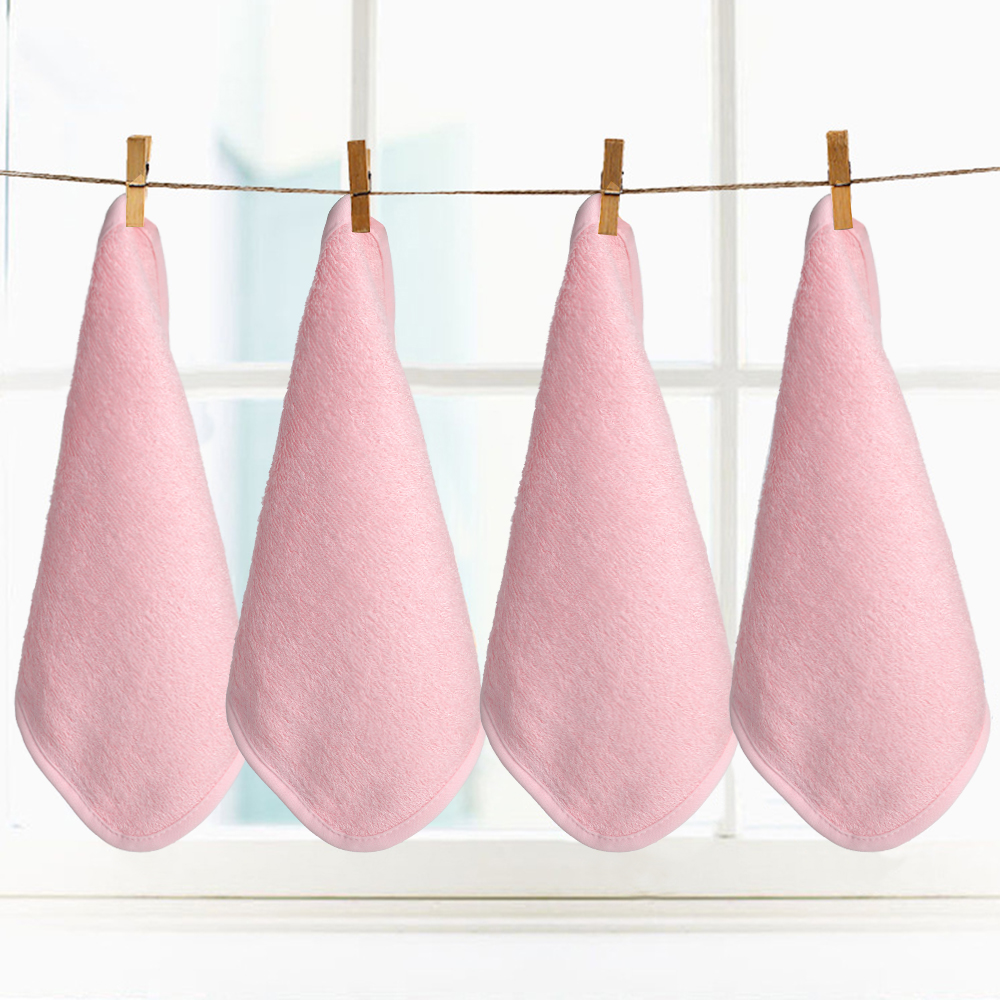 Baby Washcloths, Rayon Made from Bamboo - 2 Layer Soft Absorbent Newborn Bath Face Towel - Natural Baby Wipes for Delicate Skin - Baby Registry as Shower - Image 3