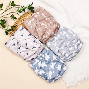 Washable Reusable Baby Cloth Diaper One Size Adjustable Pocket Cloth Nappy