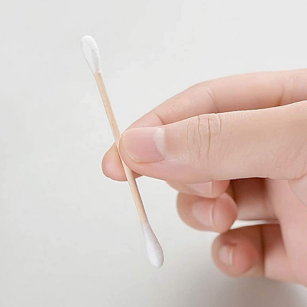Bamboo Cotton Swabs 200 Count Biodegradable Wooden Cotton Buds Double Tipped Ear Sticks Eco Friendly Natural for Ear Removal Art - Image 7